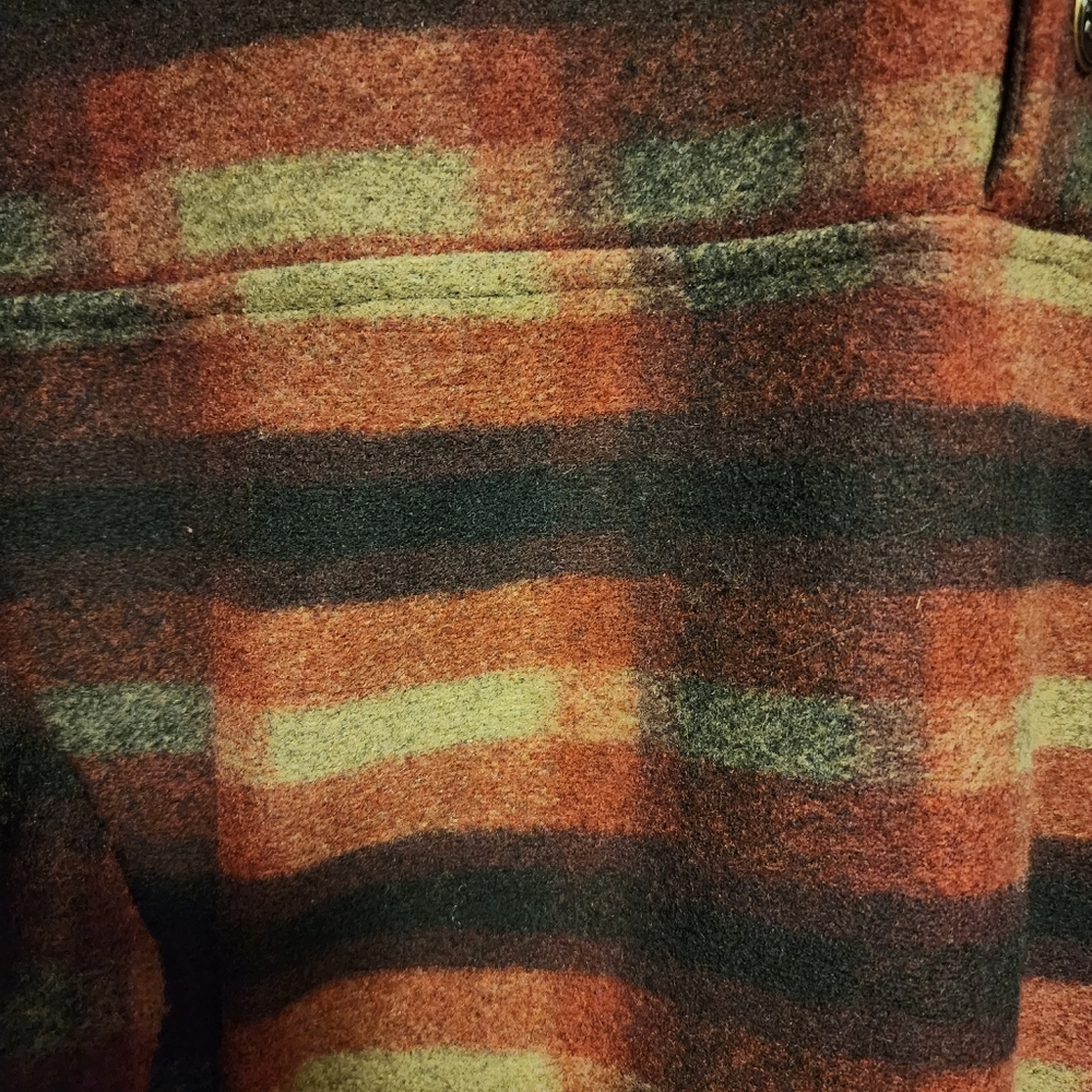 Vtg John Wayne Pullover Quarter Button Jacket Siz… - image 4